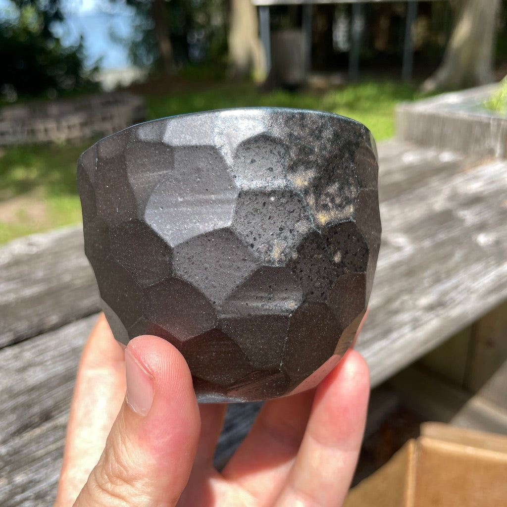 Wood Fired #24 Solid Black Carving Variations