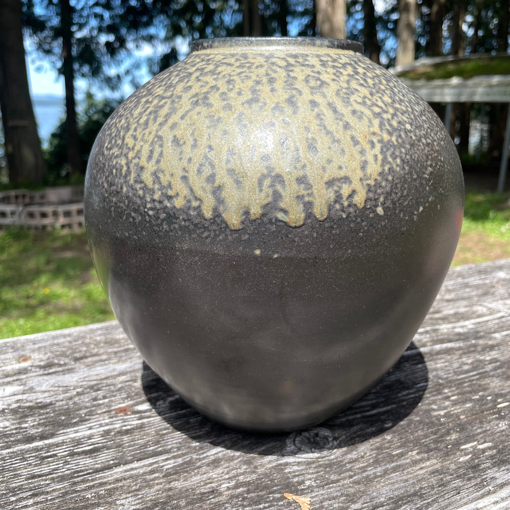 Large Bud Vase Wood Fired