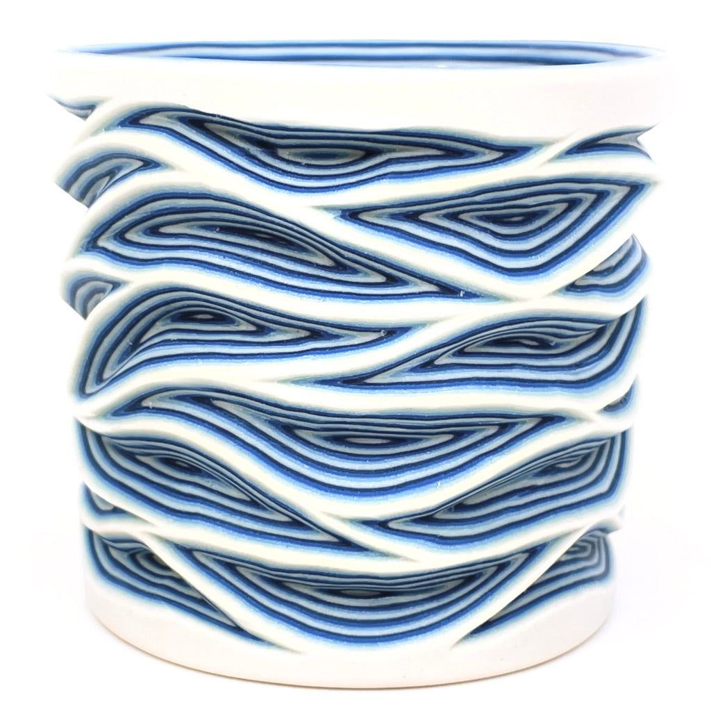 Glacier Flow 25-Layer Tumbler (Tapered Interior lip)
