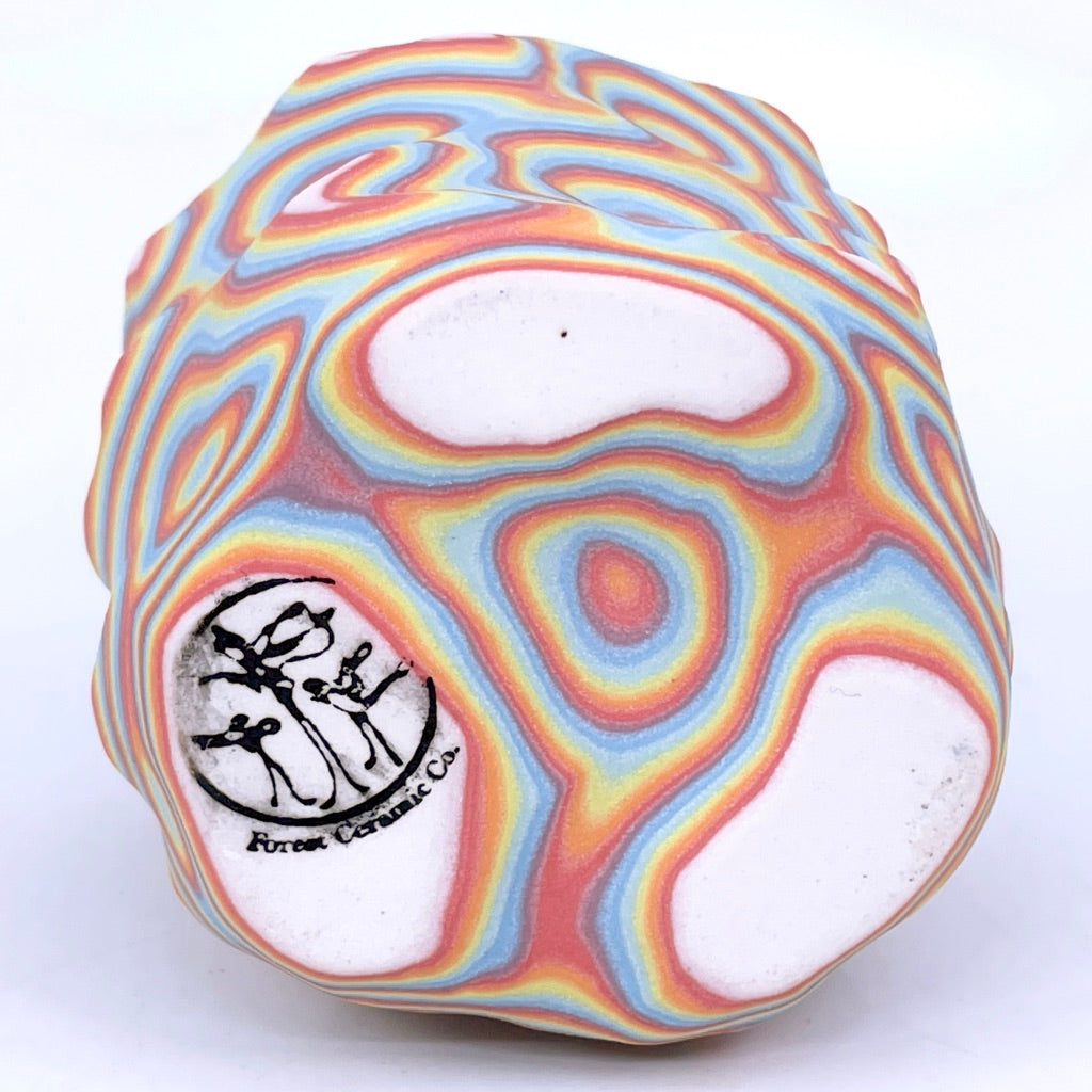Rainbow 26-Layer Topography Functional Fine Art Tumbler (2022)