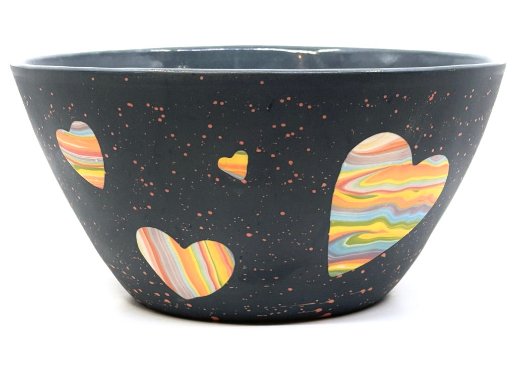 Cosmic Love Small Serving "Dinner" Bowl- Ready to Ship (1 available)