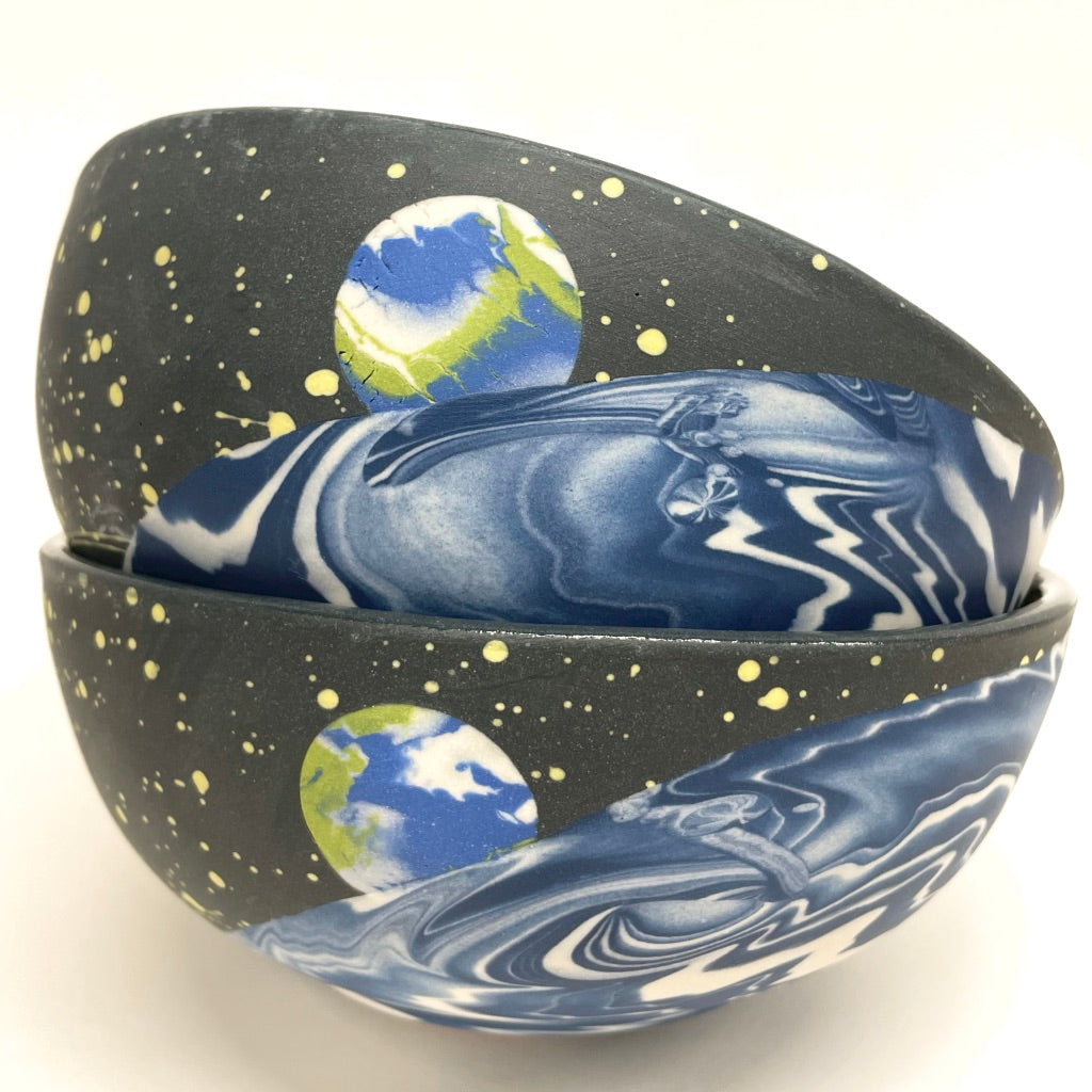 *Now Preorder Earth Day Wave Soup Bowl -ship in 4-6 weeks
