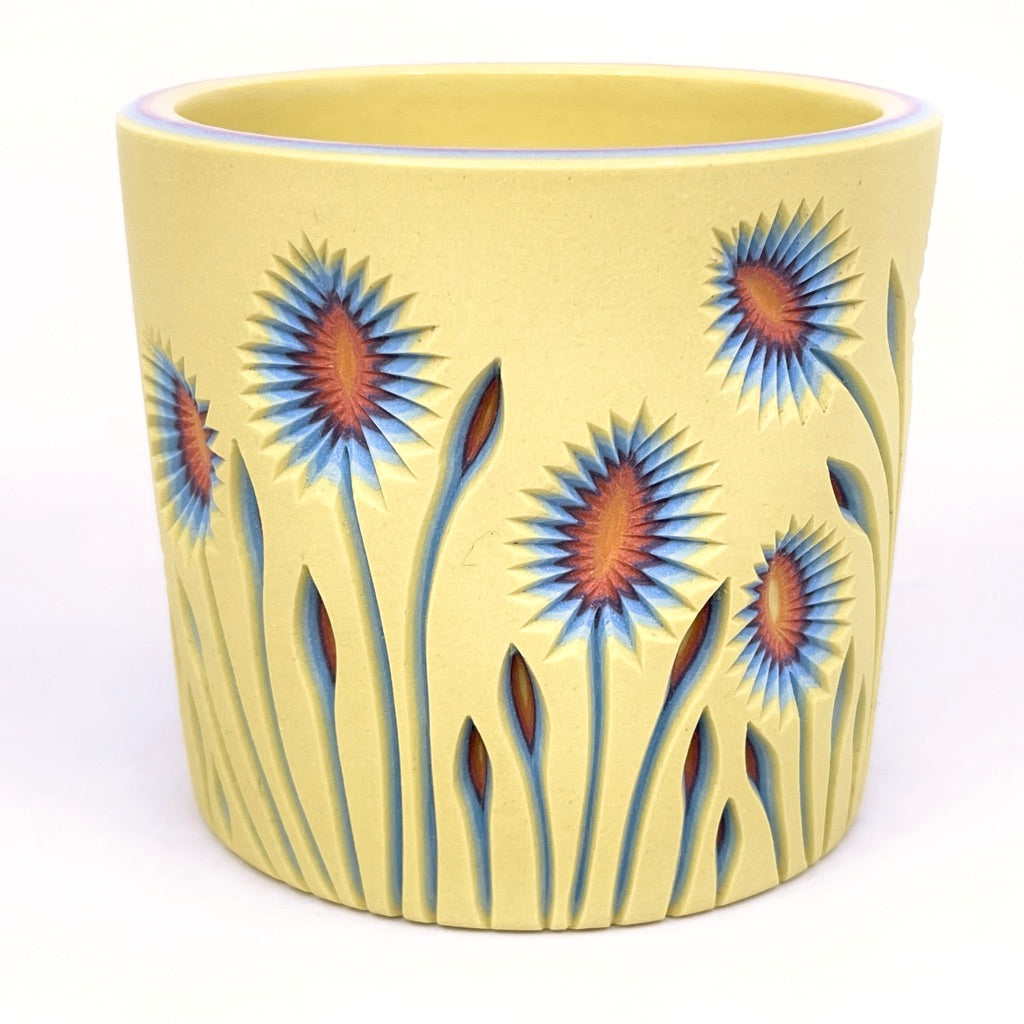 *Preorder Closed* Botanical Carved Rainbow 7 Layer Tumbler (ship in 6-8 weeks)