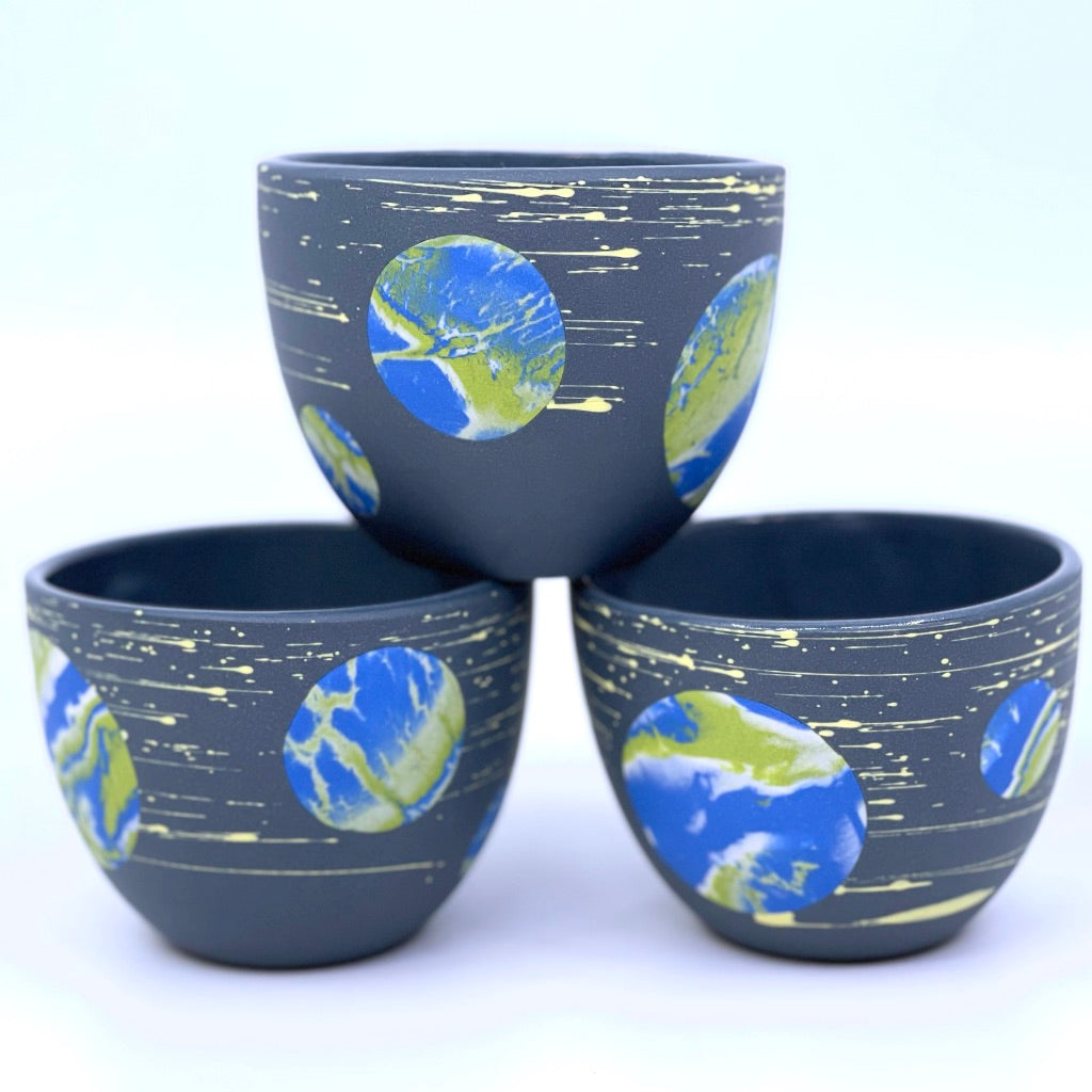 Earth Galaxy Teacup- Earth Day 2022 Exclusive *Preorder* Ship in 4-6 weeks