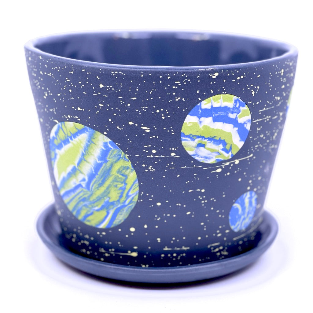 Large Planter Earth Galaxy - *Limited Preorder* Ship in 4-6 Weeks