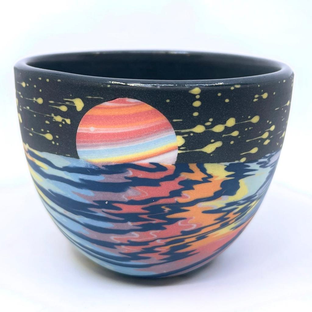 *Preorder* “Rainbow Reflections” Teacup (8oz) **Ship in 4-6 weeks