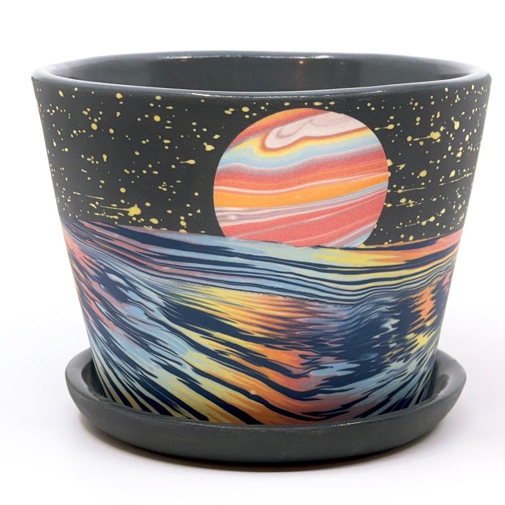*Preorder* “Rainbow Reflections” Small Planter **ship in 4-6 weeks*