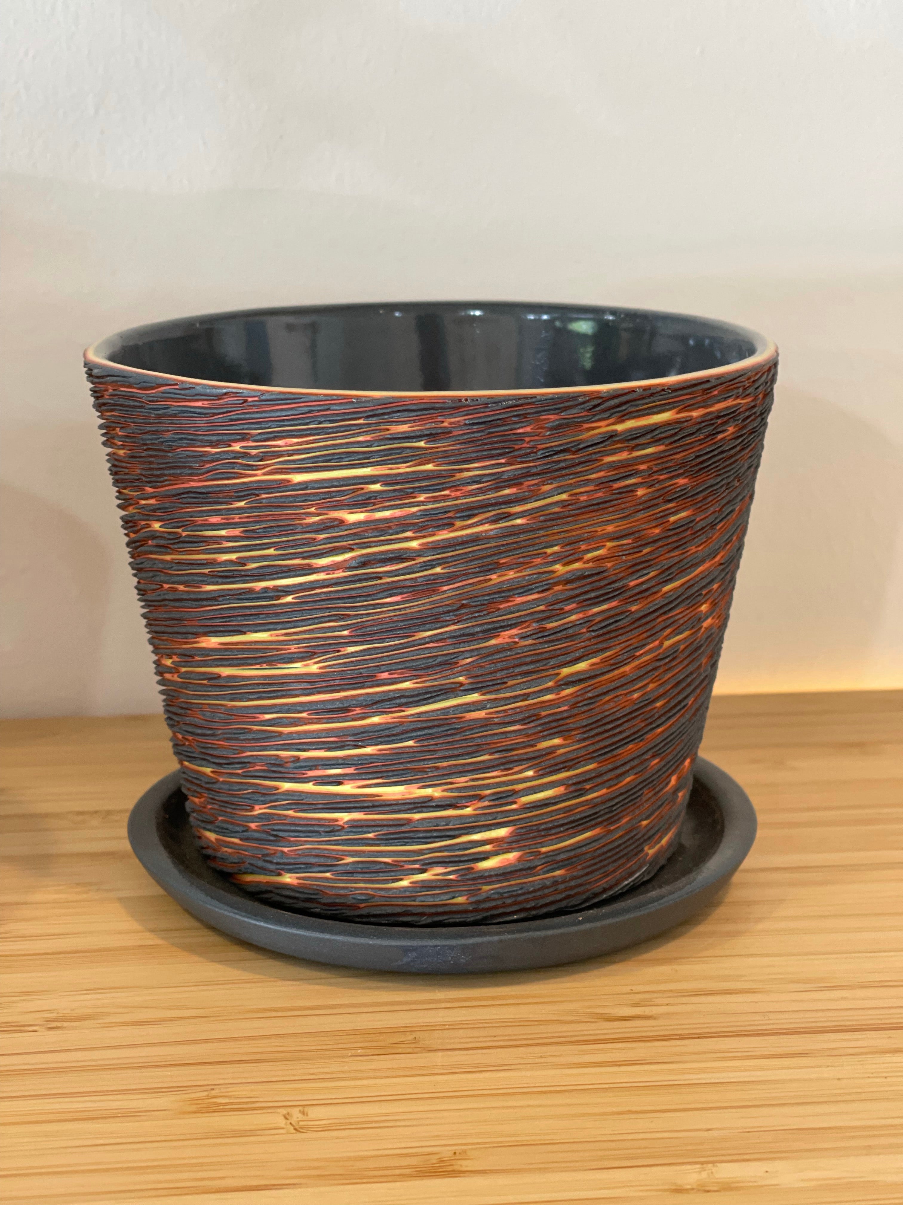 Lava Texture Planter 4 Layer *Preorder* ship in early-mid Feb '22