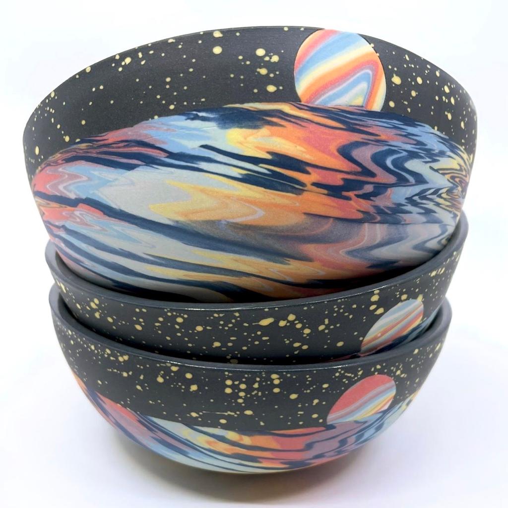 *Preorder* “Rainbow Reflections” Cereal Bowl (16 oz) **Ship in 4-6 weeks**