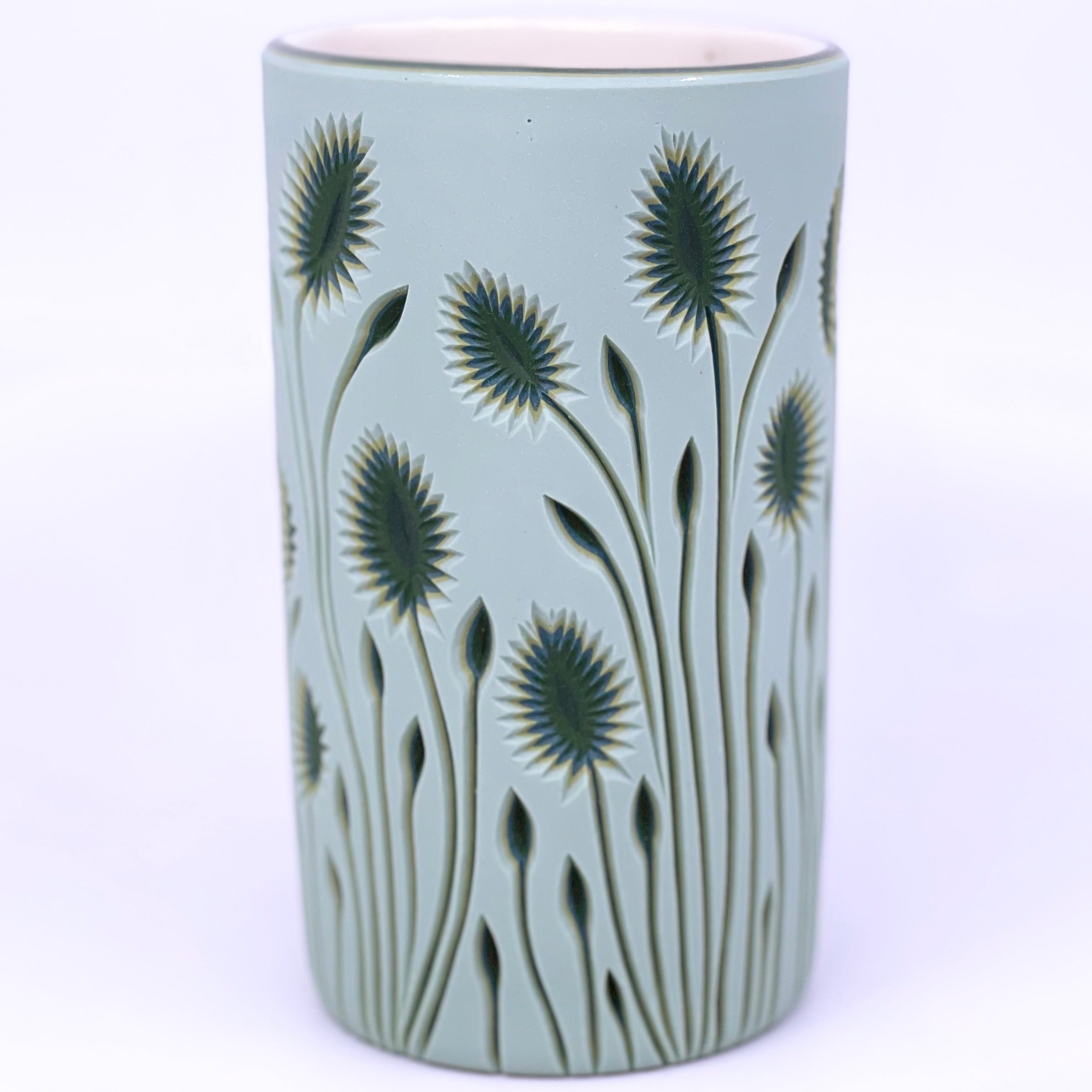 Light green Column Vase - 3 Sizes