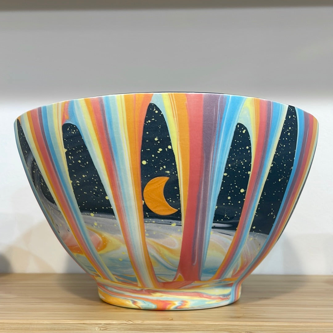 Rainbow Falls Large Serving Bowl Preorder *ship in 4-6 weeks*