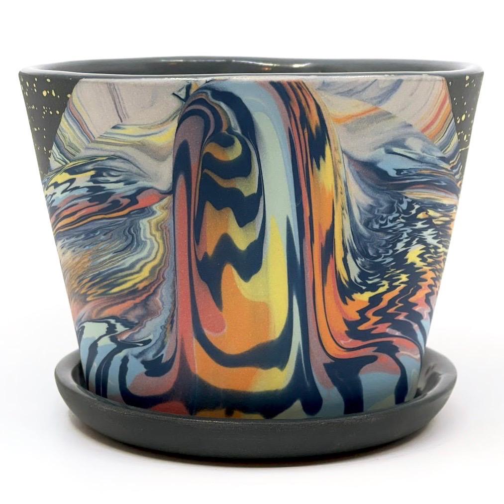 *Preorder* “Rainbow Reflections” Small Planter **ship in 4-6 weeks*