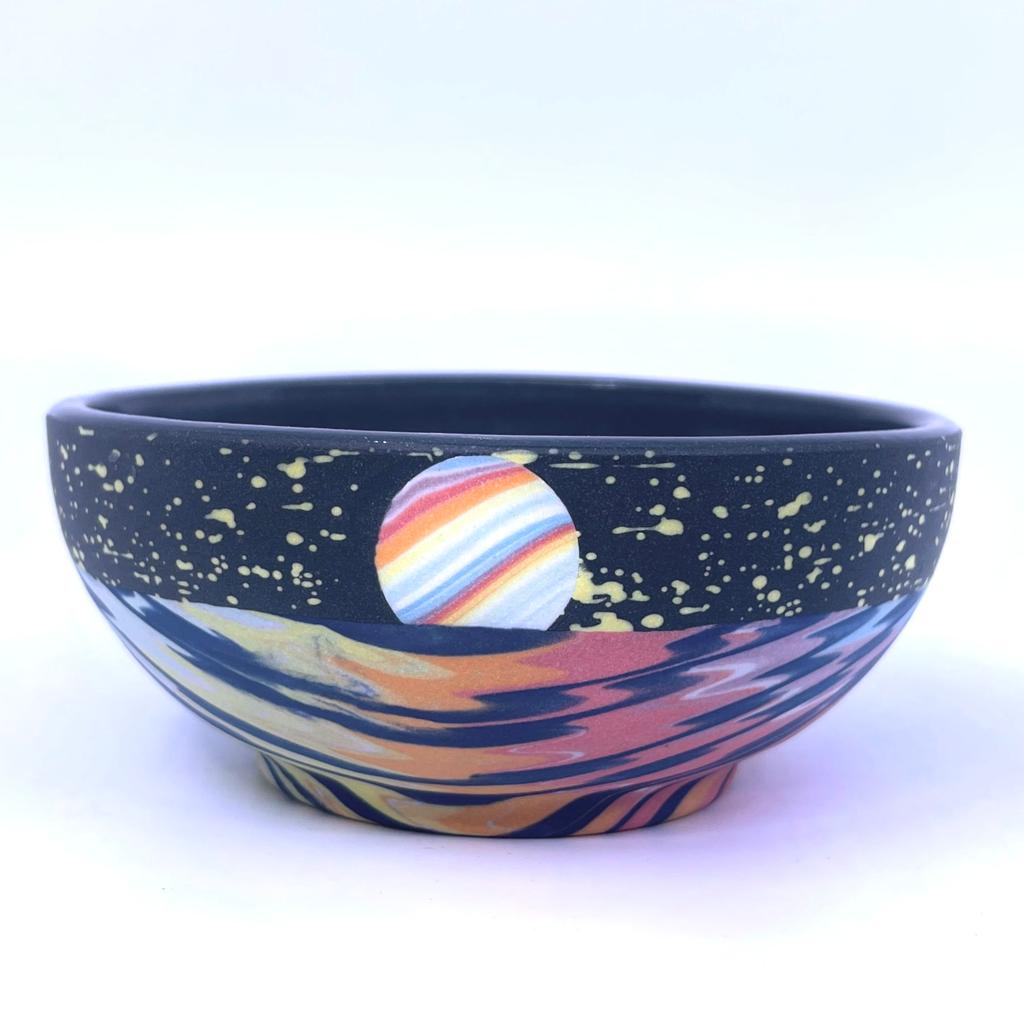 *Preorder* “Rainbow Reflections” Dipping Bowl (8 oz) **Ship in 4-6 weeks**