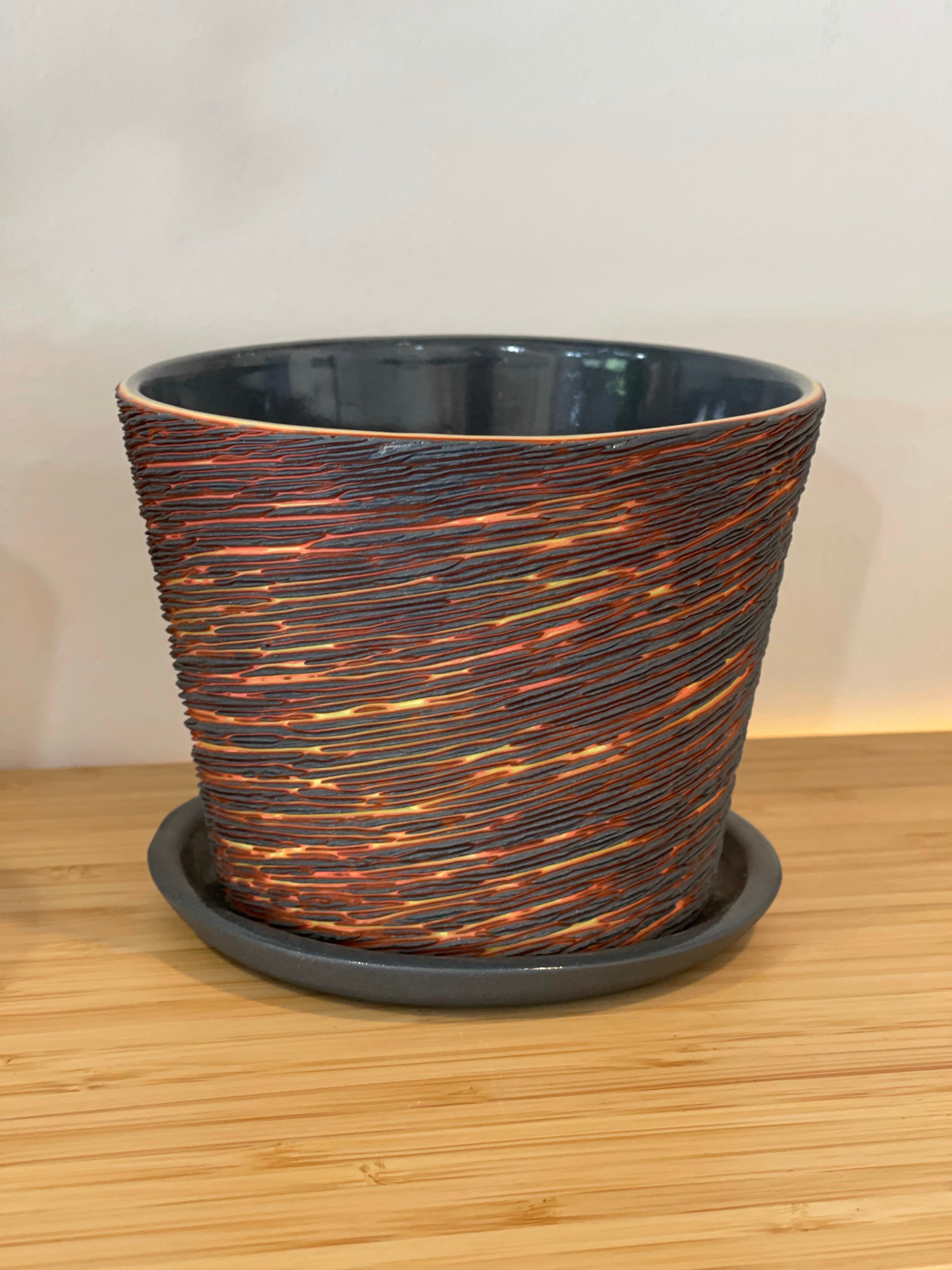 Lava Texture Planter 4 Layer *Preorder* ship in early-mid Feb '22