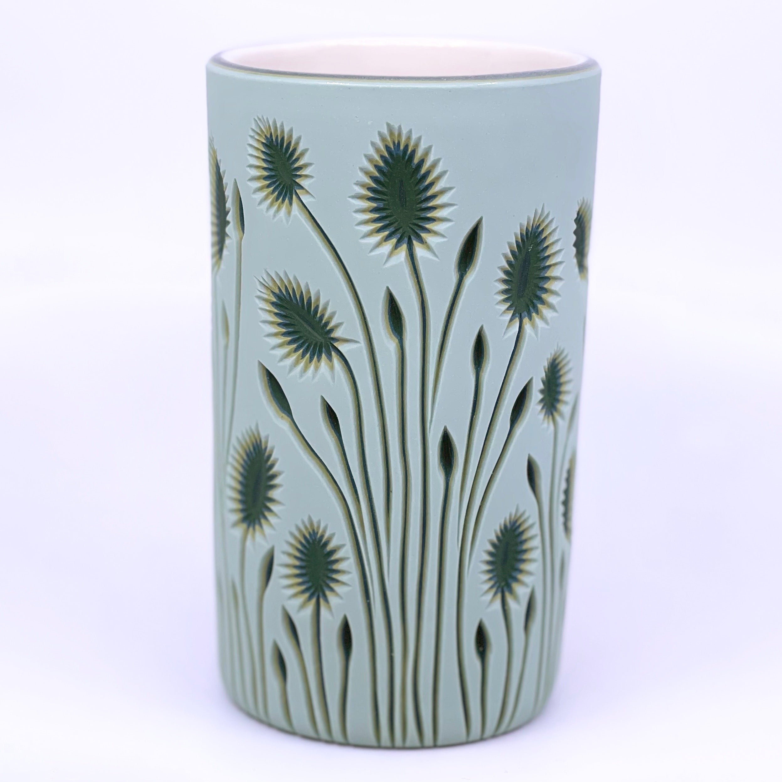 Light green Column Vase - 3 Sizes