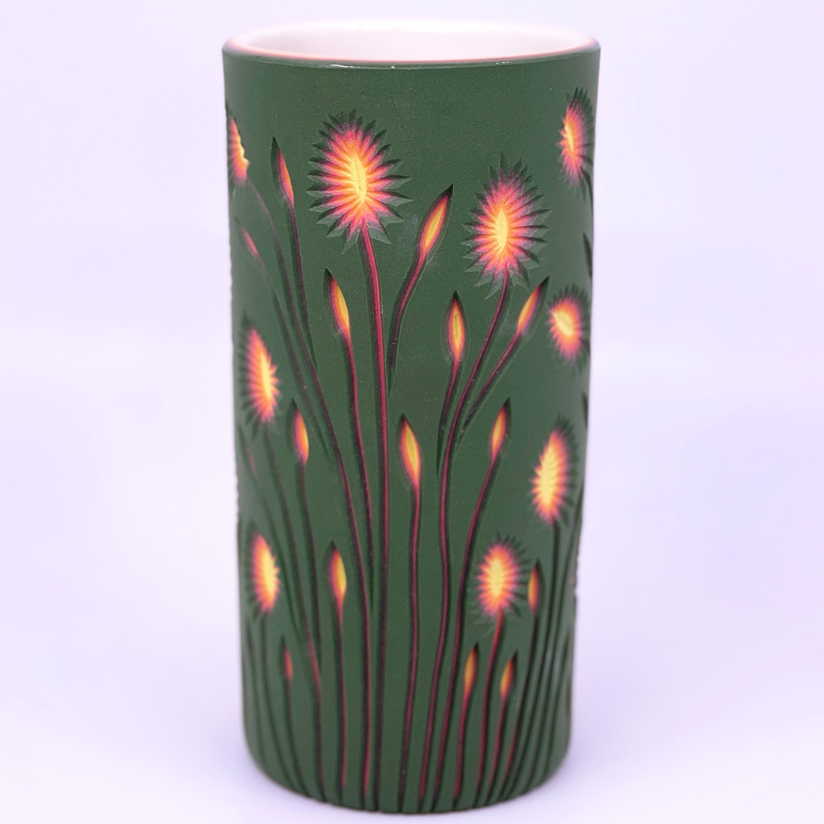 Dark green Column Vase - 3 Sizes