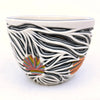 Intricate White Rainbow Hybrid Carved 19 Layer Teacup