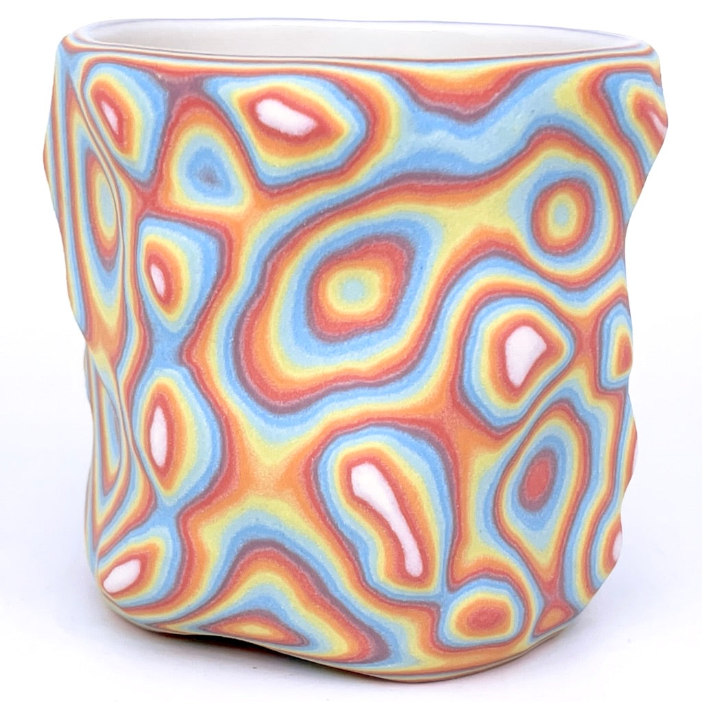 Rainbow 26-Layer Topography Functional Fine Art Tumbler (2022)