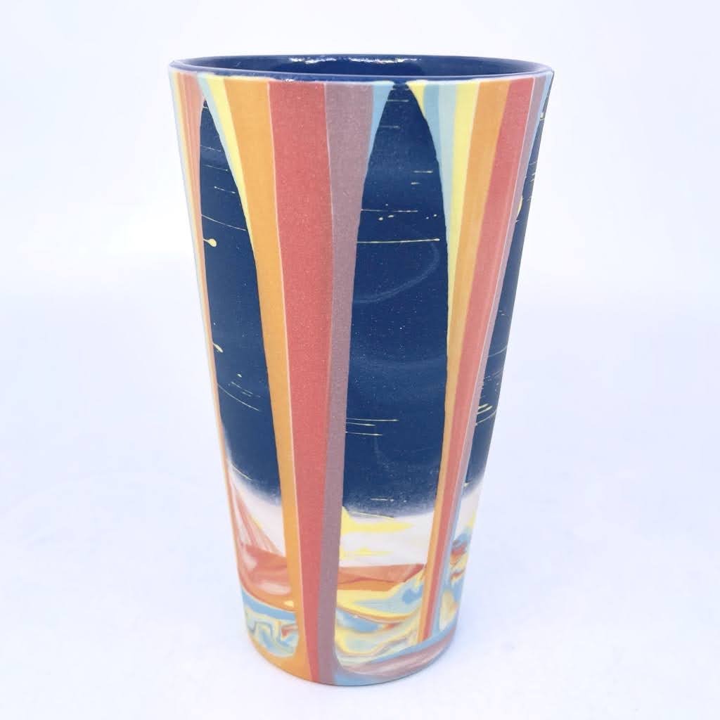 *Preorder* Rainbow Falls Pint with Gold Rim (Ship by end of September)