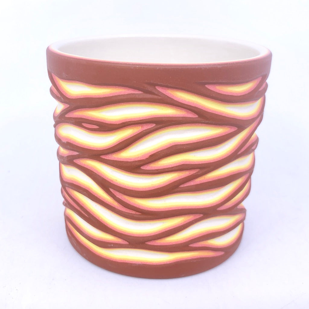 Fall Flow 5-Layer Carved Tumbler