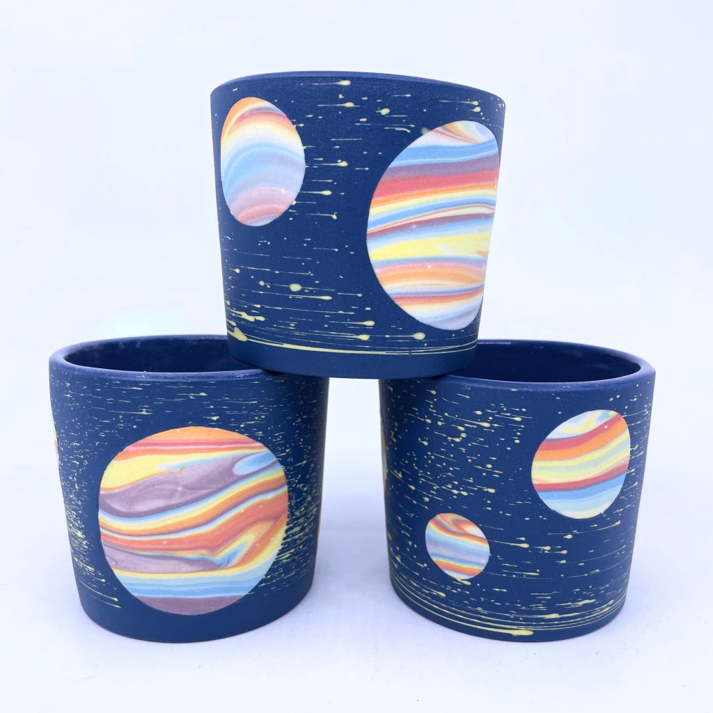 Cobalt Rainbow Galaxy Tumbler- Earth Day 2022 Exclusive *Ready to Ship*
