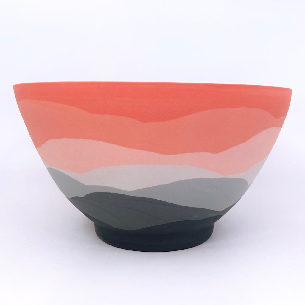 Misty Sunset Horizon Large Serving Bowl
