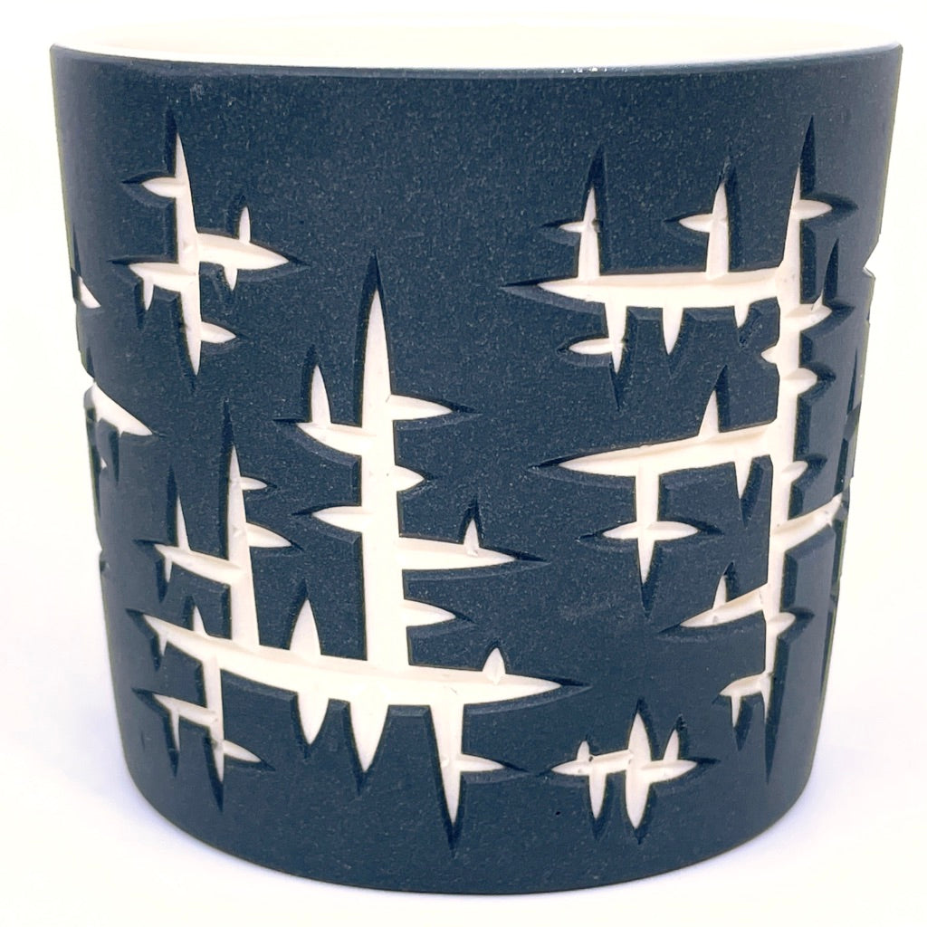 Thorns 2 Layer Carved  Luminary/ Candle Holder -  1 available to ship, then preorder, ship in 4-6 weeks