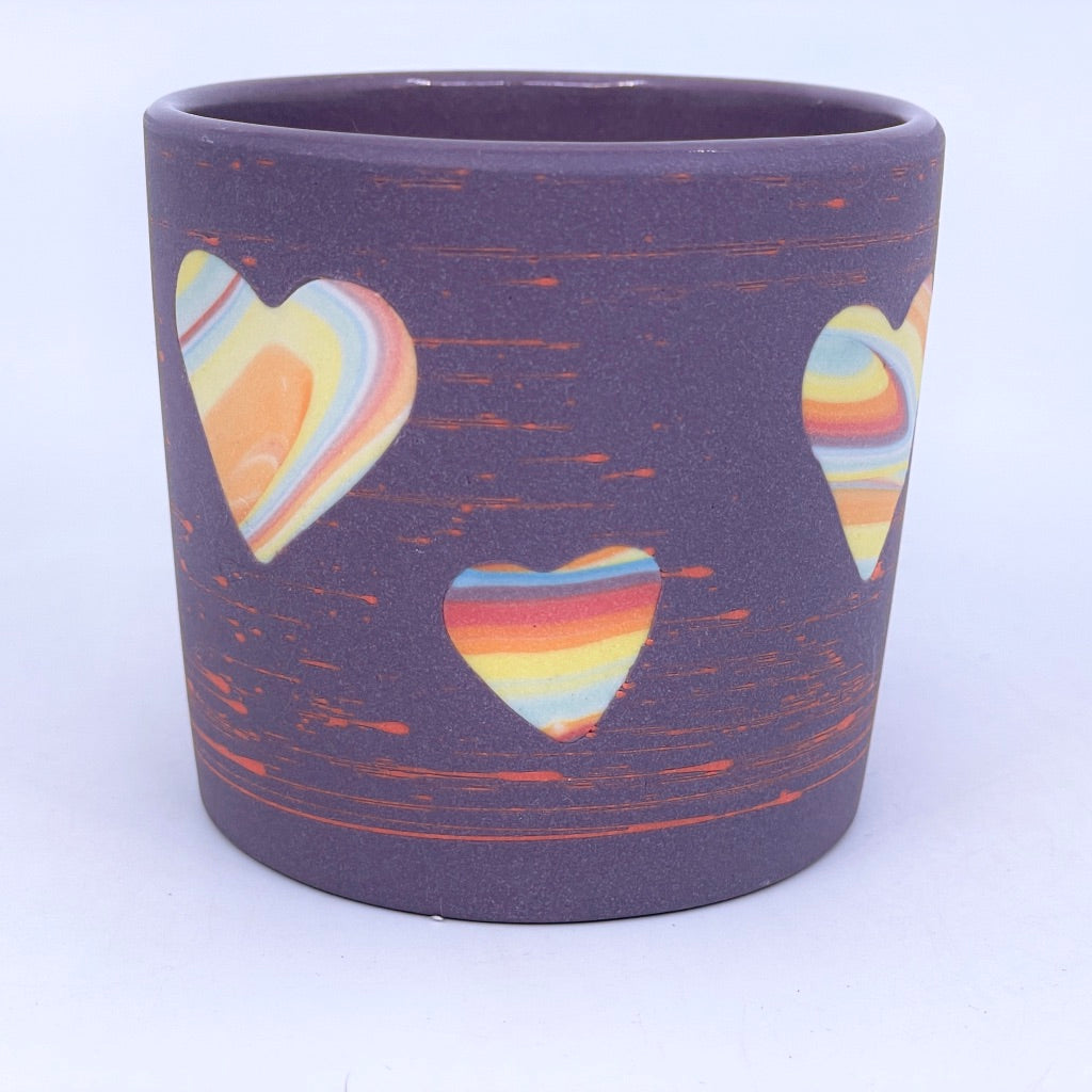 *25% OFF* Purple Cosmic Love Tumbler - Coral Stars (originally $56)